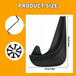 USA USA-MUDFLAPS5518 УНІВЕРСАЛЬНІ БРИЗКОВИКИ ДЛЯ FORD EXPLORER, CADILLAC ESCALADE, CHEVROLET TAHOE