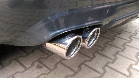 BUZZER TNP 2x83N ГЛУШИТЕЛЬ З НЕРІЖАЮЧІЙ СТАЛІ BMW E36 E46 E39 E38 E90