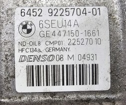 BMW OE 9225704 OE BMW НОВИЙ ОРГ КОМПРЕСОР BMW E90 E91 E92 E93 F25