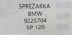 BMW OE 9225704 OE BMW НОВИЙ ОРГ КОМПРЕСОР BMW E90 E91 E92 E93 F25