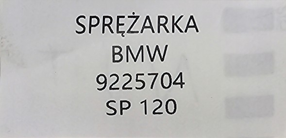BMW OE 9225704 OE BMW НОВИЙ ОРГ КОМПРЕСОР BMW E90 E91 E92 E93 F25