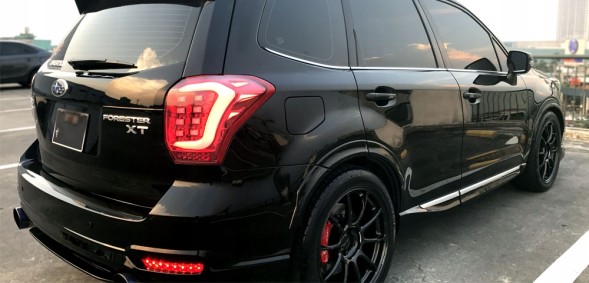Китай FPLDFORSJ-RSW Повністю світлодіодні задні ліхтарі Subaru Forester SJ IV 2012-2018 димчасто-червоні