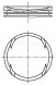 Mahle 063 55 00 Поршень двигуна 063 55 00 mahle альфа ромео 155 156