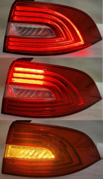 Китай 69D188-E Задня LED фара Skoda Superb II 2 3T Lift 2013-2015 Права