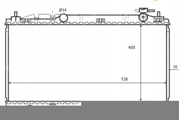 NRF 86236493 NRF Nrf59079 охолоджувач двигуна (автоматичний) toyota c + помічник водія #33