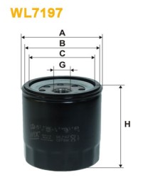 WL7197 WIX FILTERS Фільтр оливи