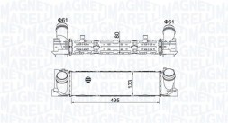 MAGNETI MARELLI 351319204900 Інтеркулер bmw 1 (f20) - magneti marelli 351319204900