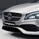 Китай 11256 Атрапа гриль DIAMOND BLACK Mercedes CLA C117 2013–2019 – ЧОРНИЙ + ХРОМ
