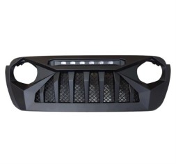 Nomadtech NOM-GR223 Решітка радіатора JEEP WRANGLER JL 2018-2025 / Gladiator "Злі Очі" зі світлодіодами LED