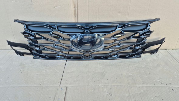 Hyundai OE GRILL ATRAPA CHŁODNICY + STELAŻ + KAMERA HYUNDAI TUCSON IV LIFT 2024- N-LINE Муляж решітки радіатора GRILL + КАРКАС + КАМЕРА Hyundai Tucson IV LIFT 24- N-LINE