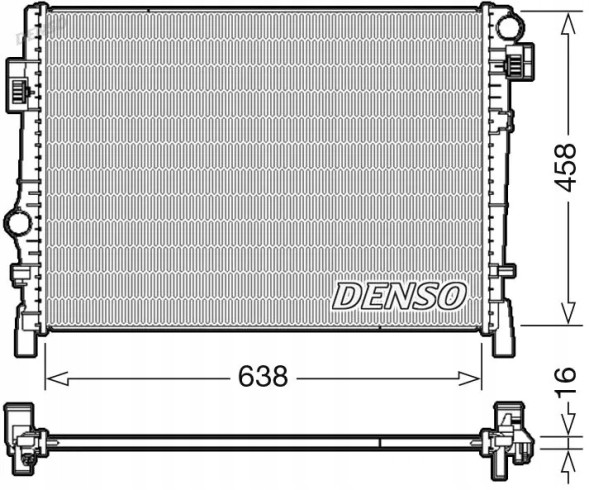 Denso DRM09054 Охолоджувач води drm09054 denso