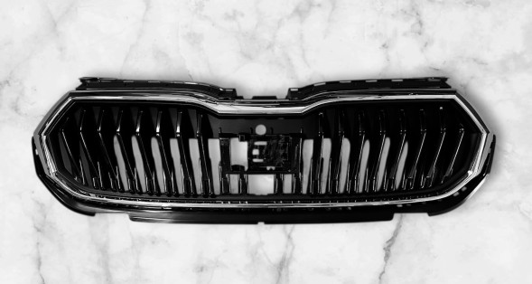 Китай AUTO-ABS_F21CH SKODA FABIA IV 21- РЕШІТКА РАДІАТОРА ХРОМОВАНА РАМКА