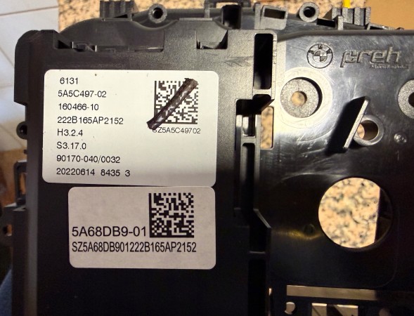 BMW OE 5A1DE45 Важіль гілка зміни пробігу bmw g20 g21 g22 g23 g29 5a5c497