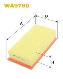 WA9760 WIX FILTERS Фільтр повітряний