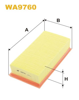 WA9760 WIX FILTERS Фільтр повітряний