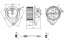 Nissens 87052 (NIS) 3841 1284N 12839N MS8627 Повітродувка nissens mercedes nissens