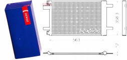 Denso DCN21032 Охолоджувач кондиціонера citroen peugeot c4 13- / pe