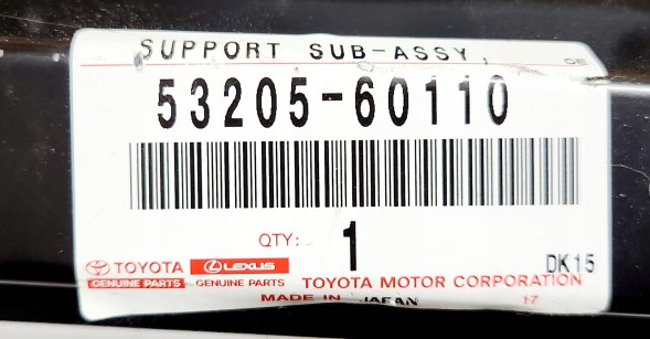Toyota OE 5320560110 ЛИСТОВИЙ РЕМІНЬ ПЕРЕДНЄ ВЕРХНЄ ПІДСИЛЕННЯ TOYOTA LAND CRUISER 2024+ НОВИЙ OE