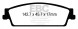 EBC DP63022 Гальмівні колодки greenstuff ebc brakes cadillac escalade escalade esv cadil