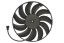 AD BRAKE VIC-424615 Вентилятор охолодження двигуна для VW TRANSPORTER T4 1.8-2.8 07.90-06.03