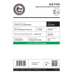 ESEN SKV 62SKV028 Каталізатор скв - ford c-max focus ii volvo c30 s40 ii v50 - 1253454