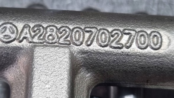 Mercedes-Benz OE S27698670 Рейка паливної форсунки, форсунки A2820702800 MERCEDES W177 W247 CLA 118 1.3 CGI