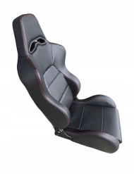Autostyle 11122 Сидіння АВТО-СТИЛЬ "Еко", штучна шкіра чорного кольору, направляючі