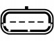 Hella 8ET 009 142-421 Hella 8et 009 142-421 масовий витратомір повітря