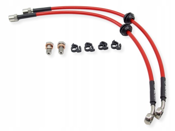 Pizza Brakes Przewody w oplocie Laguna III -> Megane III / IV RS Провід в обплетенні Laguna III під клеми з Megane III / IV RS (своп)