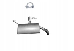 Polmo PAMAKU_E43.18_DODGE_CALIBER Jeep compass jeep patriot 2.0 crd 103квт 2.4 128квт 2007-2017 кінцевий глушник
