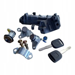 Blic NOWA KOMPLETNA STACYJKA WKŁADKA ZAMEK DRZWI KOMPLET ZESTAW ZAMKÓW 2 KLUCZYKI HONDA CITI 2 JAZZ II FIT GD 2002-> 2003 2004 2005 2006 2007 2008 НОВА ПОВНА СТАНЦІЯ ЗАПАЛЮВАННЯ ВКЛАДКА ЗАМОК ДВЕРЕЙ HONDA CITI JAZZ FIT GD 2002-08