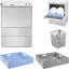 Китай WEW-SC-HP-1010282 Професійна посудомийна машина Hendi 50x50см 400V з дозатором, помпою зливу, клас енергоефективності A++