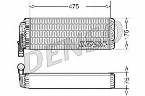 Denso DEV12003 Dev12003_m випарник кондиціонера iveco