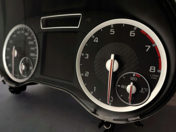 Moman 0089688090299 Mercedes-Benz GLA CLA лічильник циферблат годинник індикатори Custom AMG Style