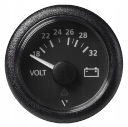 VDO 512545 Вольтметр індикатор VDO Viewline 8 - 16V Ø 52 мм