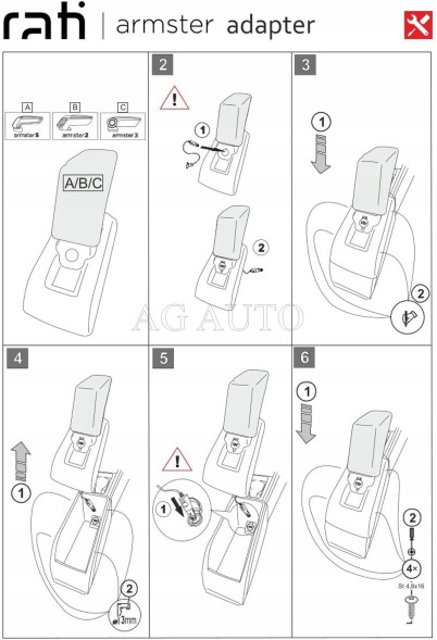 Rati 83.V05111A Підлокітник призначений для Seat Leon IV, 2020- , +розетка 12В, Armster 3