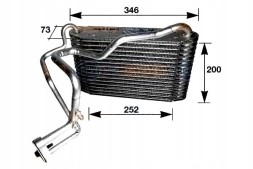 8FV 351 210-191 HEL/BOX HELLA КОНДИЦІОНЕР ПАРА AUDI 80 1.9 TD (8C. B4