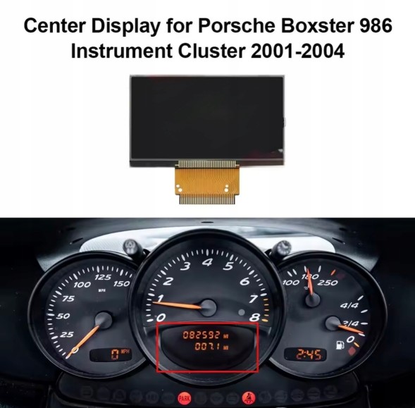 Китай 5907090995887 НОВИЙ РК-ДИСПЛЕЙ ДЛЯ PORSCHE BOXSTER 986 2001-2004