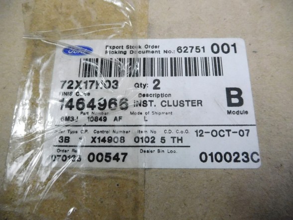 Ford OE ГОДИННИКИ ДИСПЛЕЙ FORD RANGER II 06- 1464966