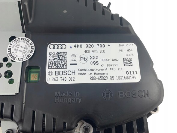 Audi OE 4K0920700 glp Прилади Audi TFSI 4K0920700