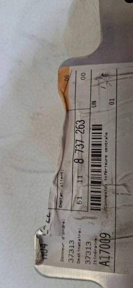 BMW OE 8737263 GO НИЖНЯ БАЛКА ПЕРЕДНЬОГО БАМПЕРА BMW X1 U11 8737263 НОВА