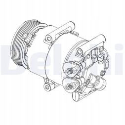 Delphi CS20324 Компресор кондиціонера ford - delphi cs20324