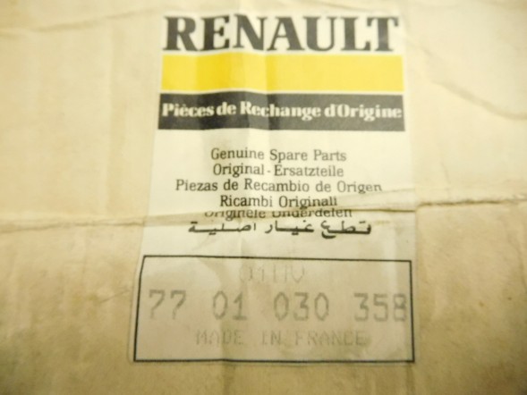 Renault OE Панель управління обігрівачем Renault 25 7701030358