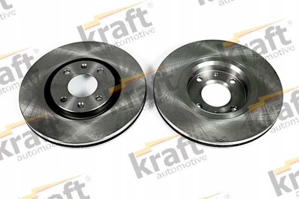 Kraft Automotive 6005720 + 6046000 PEUGEOT 307 Колодки + диски передні крафт PEUGEOT 307 283 мм
