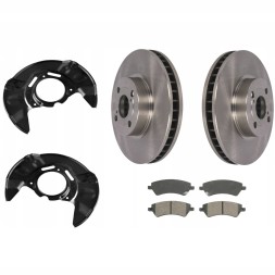 ME Premium MIX-A-001-226 ДИСКИ + КОЛОДКИ + ЧОХЛИ ПЕРЕДНІ TOYOTA COROLLA E12 2002- UK ВЕЛИКОБРИТАНІЯ