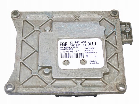 Siemens 12992406 5WK9395 БЛОК КОМП'ЮТЕРА ZAFIRA 1.8 12992406 XU FGP 5WK9395