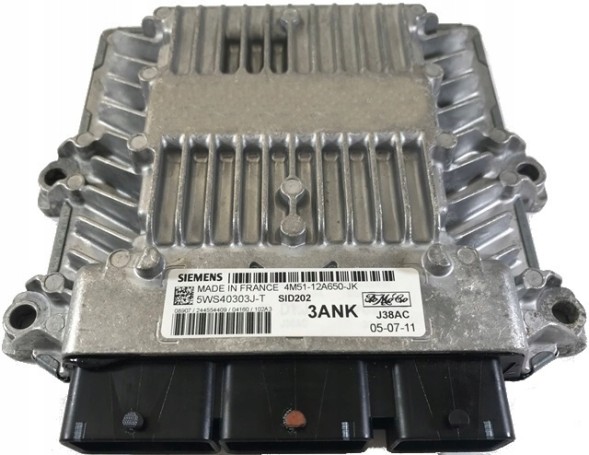Siemens KOMPUTER ECU FORD FOCUS 5WS40303J-T 4M51-12A650-JK ECU SERWIS КОМП'ЮТЕР ECU FORD FOCUS 5WS40303J-T 4М51-12A650-JK