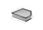 LX1593 2 MAHLE ORIGINAL Фільтр забору повітря