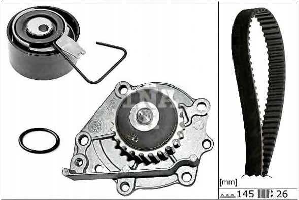 Schaeffler INA 530 0376 30 INA/BOX Комплект ГРМ INA з помпою води для Land Rover Freelander