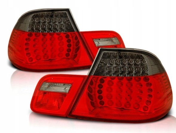 Eagle Eyes LDBM50 mhm Задні ліхтарі LED для BMW 3 E46 Кабріолет 1999-2003, димчасто-червоні